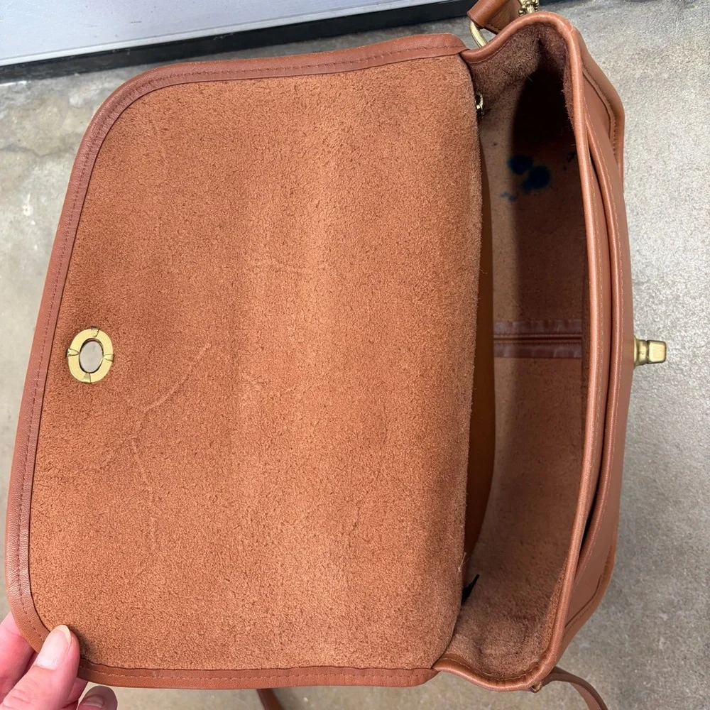 Coach 9790 City Bag INK STAIN Leather Crossbody British Tan - Picture 7 of 10